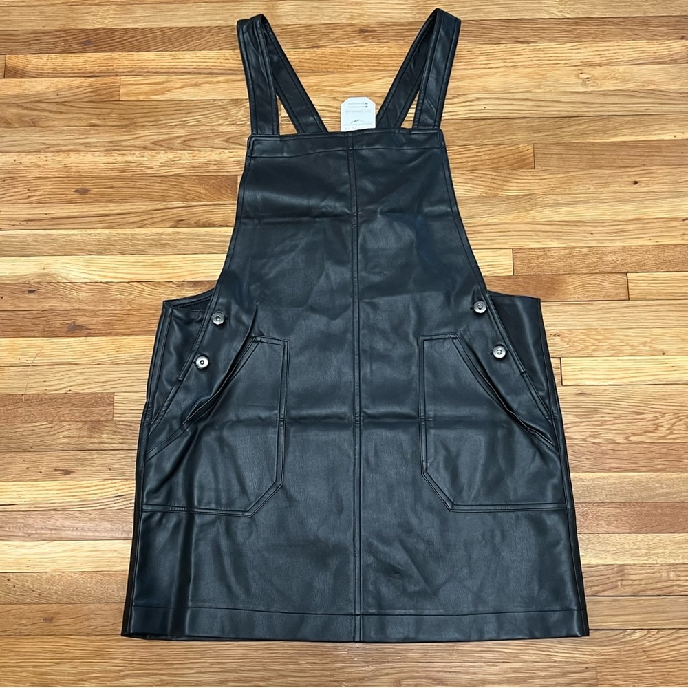 Loveriche NWT Faux Leather Black Jumper